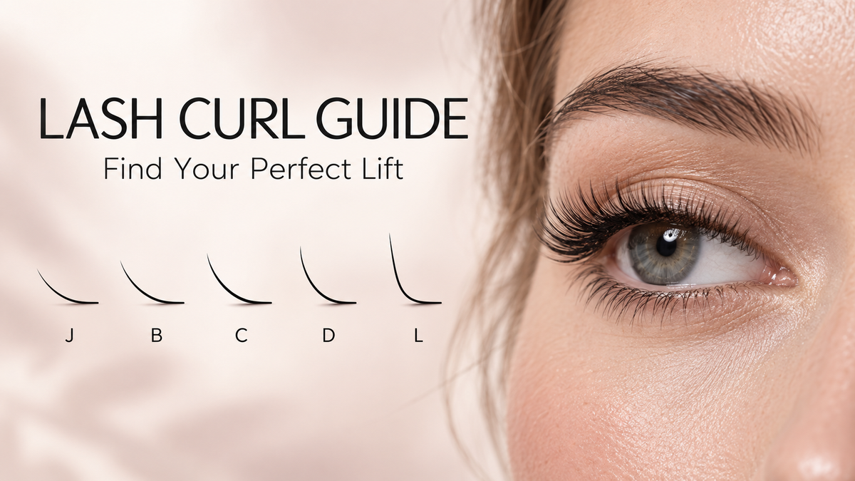 Lash Curl Types Explained: J, B, C, D, L & More
